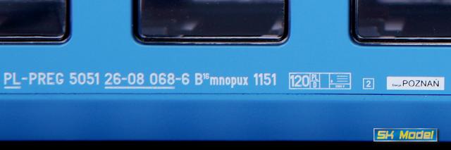 Wagon osobowy 2 kl B<sup>16</sup>mnopux (Piko 97034)